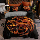 Axyaa Mystical Dragon Duvet Cover Set - 1 Duvet Cover, 2 Pillowcases