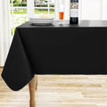 Axyaa Waterproof Vinyl Tablecloth: Easy Clean Table Cover for Dining, Parties, Camping