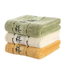 Axyaa Jacquard Leaf Pattern Bamboo Bath Towel 70x140cm Soft & Absorbent