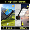Axyaa Solar Motion Sensor Security Lights - 3 Light Modes for Garden, Patio, Path Yard