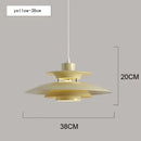 Axyaa Nordic Aluminum Pendant Light for Modern Living Room & Restaurant