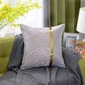 Axyaa Gold Jacquard Throw Pillow Cover 45X45 - Light Luxury Comfort, Living Room Decor