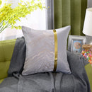 Axyaa Gold Jacquard Throw Pillow Cover 45X45 - Light Luxury Comfort, Living Room Decor