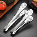 Axyaa Stainless Steel Kitchen Tongs - Nonstick Cooking Tool Clamp