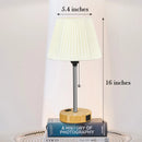 Axyaa LED Desk Lamp with USB C Charging Ports & Pull Chain - Small Bedside Table Lamp