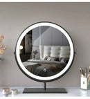 Axyaa LED Smart Touch Vanity Makeup Mirror - Dimmable, 360 Rotation, Tabletop Mirror