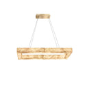 Axyaa Marble Series LED Chandelier Pendant Light - Alabaster Hanging Lamp