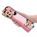Axyaa Mickey Mouse Minnie Pencil Case: Big Capacity Zipper Pencil Pouch for Kids.