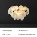 Axyaa Green Glass Crystal Chandelier Elegant Vintage Pendant Lighting for Home