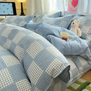 Axyaa Cotton Quilt Cover Single 150x200x230 Small Fresh Print