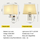 Axyaa Modern E27 Indoor Wall Lamp: Sleek Design for Hotel, Bedroom, Living Room