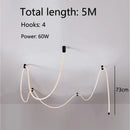 Axyaa Weaving Hose Ceiling Lamp for Home Decor Lighting