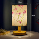 Axyaa Square Fabric Table Lamp Dimmable Night Light - Simple Chinese Style
