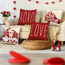 Axyaa Dwarf LOVE XOXO Valentine's Day Pillowcase for Home Room Sofa