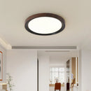 Axyaa Walnut Grain Smart Ceiling Light for Bedroom and Living Room