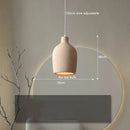 Axyaa Wabi-Sabi LED Pendant Lights: Restaurant Bar Bedroom Living Room Vintage Hanging Lamp