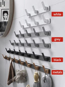 Axyaa Over-the-Door Hooks Storage Shelf - Bathroom Kitchen Wall Hanger Organizer