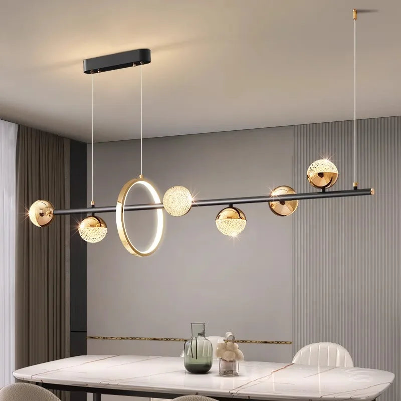 Axyaa Modern LED Ceiling Lamp Chandelier for Stylish Indoor Lighting