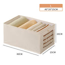 Axyaa Fabric Wardrobe Pants Storage Box | Foldable Clothes Organizer Box