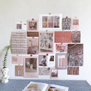 Axyaa Nordic Retro Wall Decor Photo Card Stickers DIY Art Postcard Set