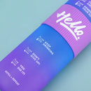 Axyaa Gradient Plastic Water Bottle 1000ML - Leakproof & Motivational Straw Drinking Bottle