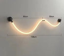 Axyaa LED Woven Thread Wall Sconce for Modern Soft Atmosphere in Home, Living Room or Bedroom