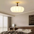 Axyaa Pumpkin LED Ceiling Lamp: Modern Home Decor Chandelier Lighting