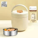 Axyaa Stainless Steel Insulated Lunch Box 1.2L/1.5L, 12-Hour Insulation