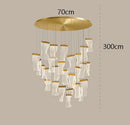 Axyaa Modern LED Ceiling Chandelier for Bedroom and Dining Room