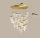 Axyaa LED Ceiling Chandelier Lighting for Modern Bedroom and Dining Room