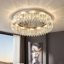Axyaa Black Gold Crystal Ceiling Lamp: Modern Luxury Nordic Chandelier