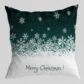 Axyaa Christmas Snowflake & Deer Pillow Covers - Sofa Bedroom Car Cushion Cover