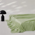 Axyaa 100% Mulberry Silk Flat Bed Sheet - Solid Color Options