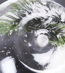 Axya Christmas Tree & Snow Clear Glass Cup Set - 350ml Double Wall Heat-resistant Mug