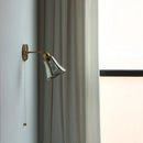 Axyaa Wabi Sabi LED Wall Lamp Clear Glass Modern Nordic Bathroom Light
