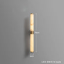 Axyaa Marble Copper Luxury Wall Lamp for Hotel Homestay, Living Room, Bedroom