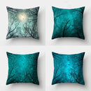 Axyaa Retro Moon Star Pillowcase for Car & Home Décor