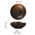 Axyaa Ceramic Seasoning Dish Set - 3 Inch Round
