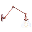 Axyaa Vintage Loft LED Wall Light Fixture Indoor Industrial Glass Lamp