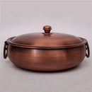 Axya Pure Copper Double Pot for Retro Boiled Mutton Soup and Hot Pot