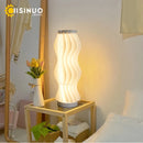 Axyaa Grass Skirt Design Floor Light: Aesthetic Nightstand Lamp for Bedroom Studio Decor