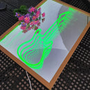 Axyaa 3D Cat Tunnel Neon Light Mirror Frame for Living Room Wall Art