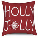 Axyaa Christmas Gnome Holly Jolly Pillow Cover for Sofa, Bedroom, Car