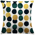 Axyaa Polka Dots Pattern Throw Pillow Cover - Sofa, Bedroom, Car Decor