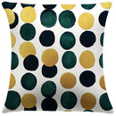 Axyaa Polka Dots Pattern Throw Pillow Cover - Sofa, Bedroom, Car Decor