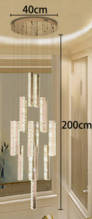 Axyaa Crystal Chandeliers Indoor LED Ceiling Light for Living Room