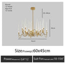 Axyaa Crystal Pendant Lamp: Elegant Bubble LED Chandelier for Home, Restaurant, Living Room, Bedroom