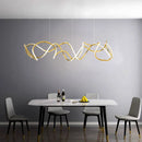 Axyaa Stainless Steel Nordic Pendant Chandelier for Dining Room and Living Room