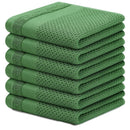 Axyaa Kitchen Cotton Towels: Absorbent Honeycomb Dish Cloths, Reusable & Washable