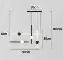 Axyaa Modern Living Room Chandeliers Ceiling Lamp LED Hanging Lights Indoor Lighting